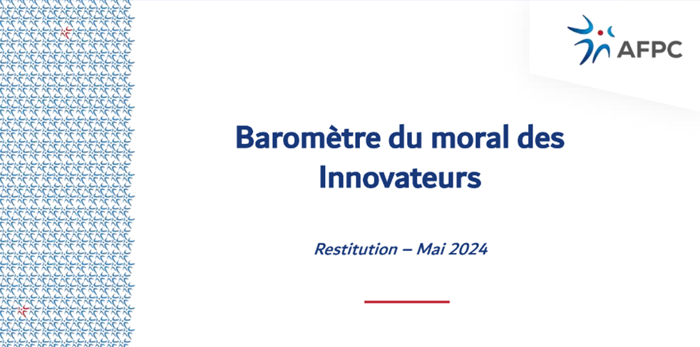 Illustration Retour sur les résultats du Baromètre du Moral des Innovateurs lancé début 2024 par l’AFPC
