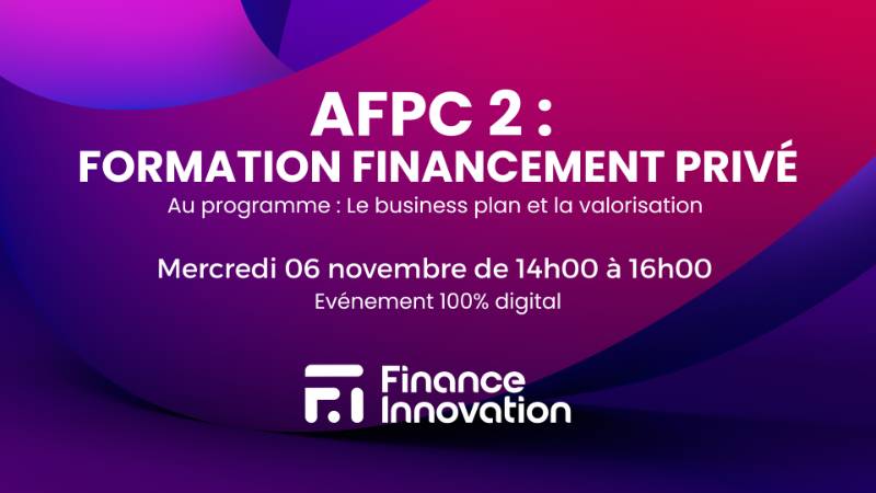 Illustration Webinar de sensibilisation et formation sur l’accompagnement aux financements privés